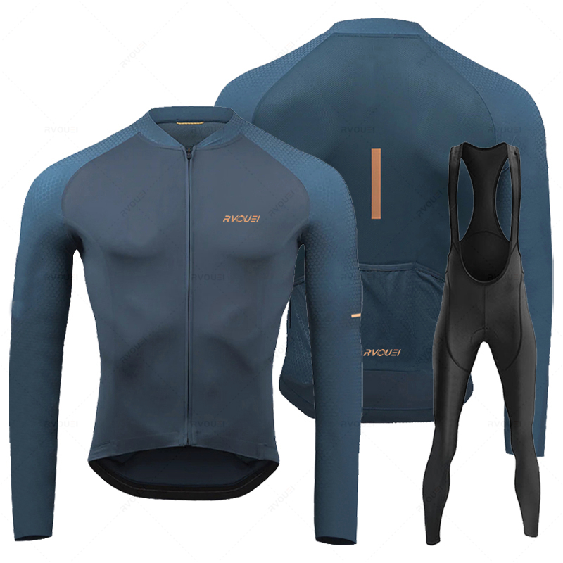 Mountain Biking Pants For Men - Rvouei Breathable Long Sleeve Cycling Jersey