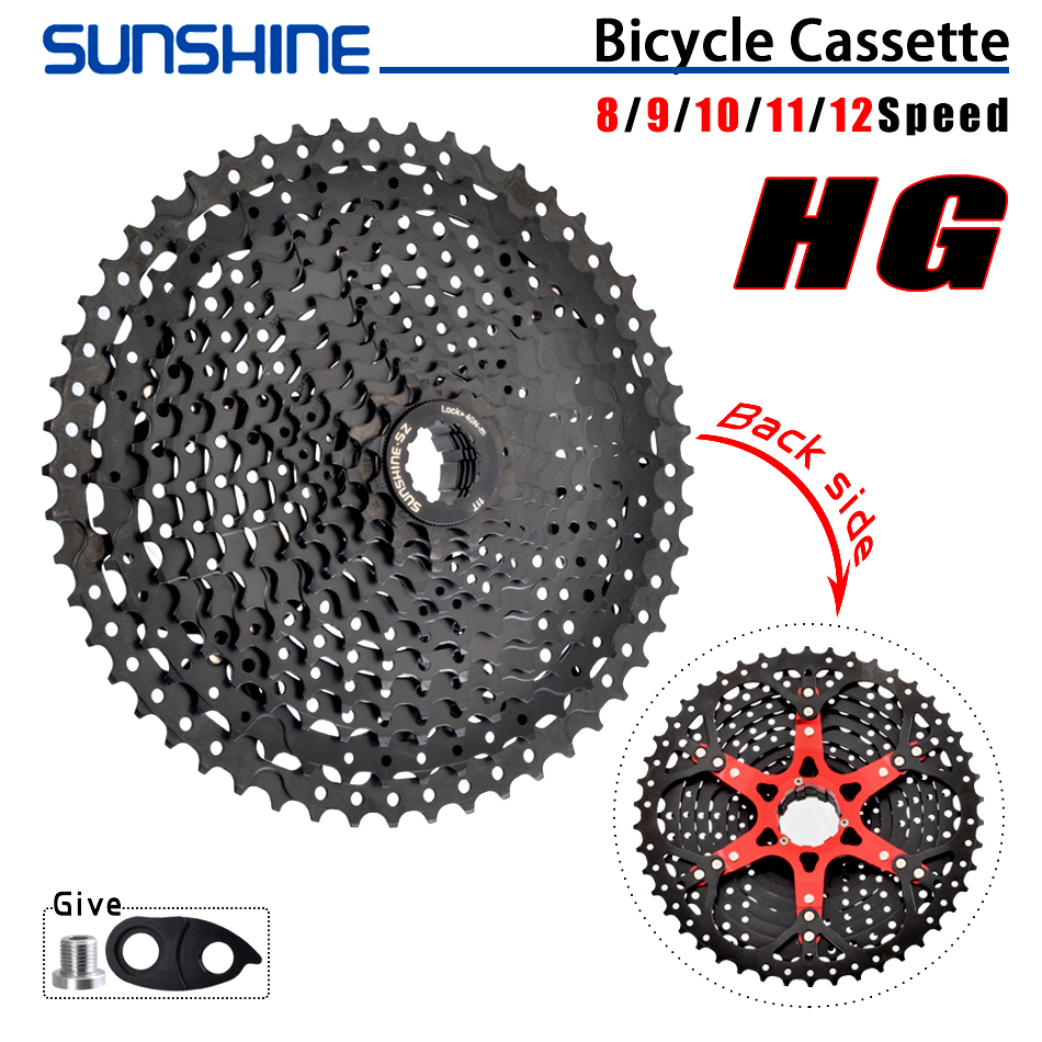 Cassette 11 Speed - SUNSHINE MTB Cassette 8/9/10/11/12 Speed 40/42/46/50/52T