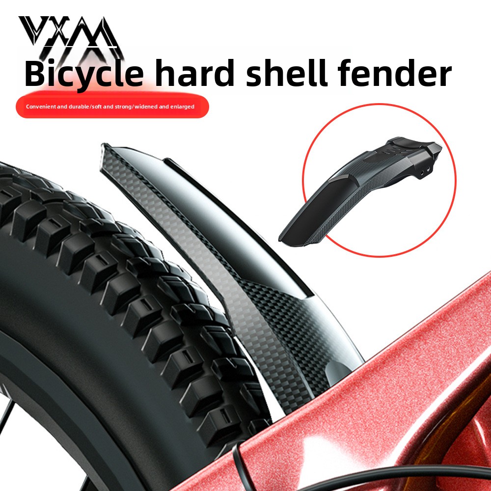 Mountain Biking In The Rain - Bicycle mudguard, mountain bike rain cover,
