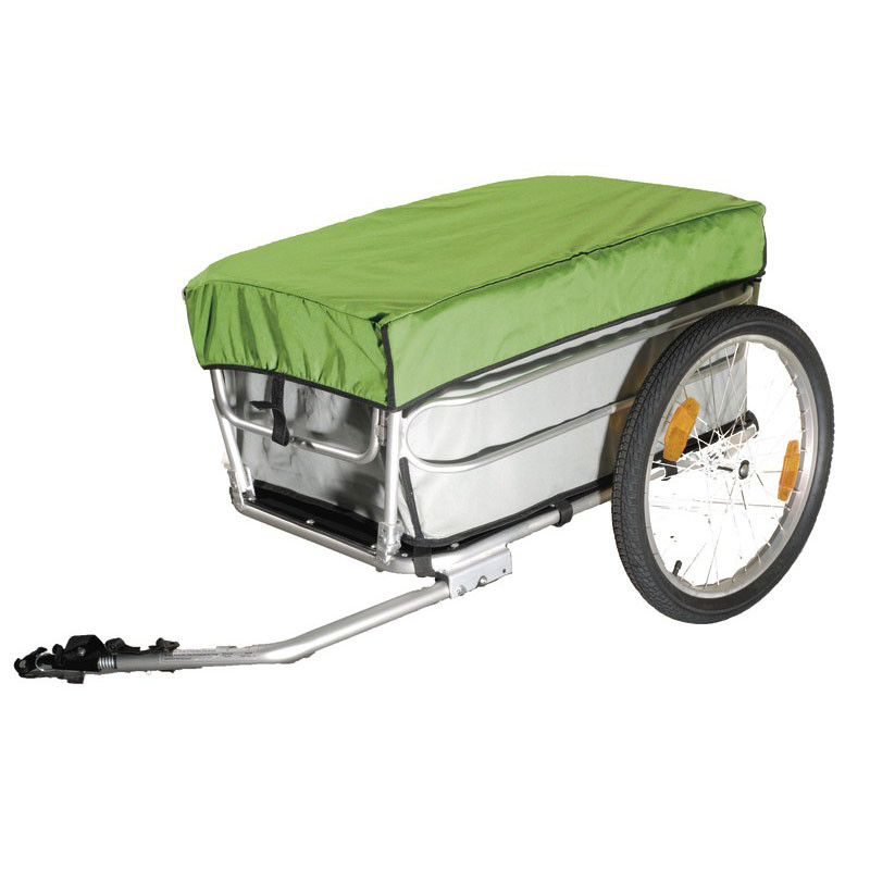 Mountain Biking In The Rain - 20 Inch Bike Cargo Luggage Trailer