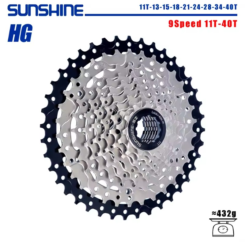 SUNSHINE 9 speed cassette 11 3 - Cassette 11 Speed 评论和价格
