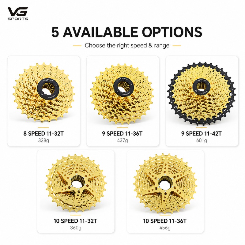 VG SPORTS Bicycle Cassette 8 9 - Cassette 11 Speed 评论和价格