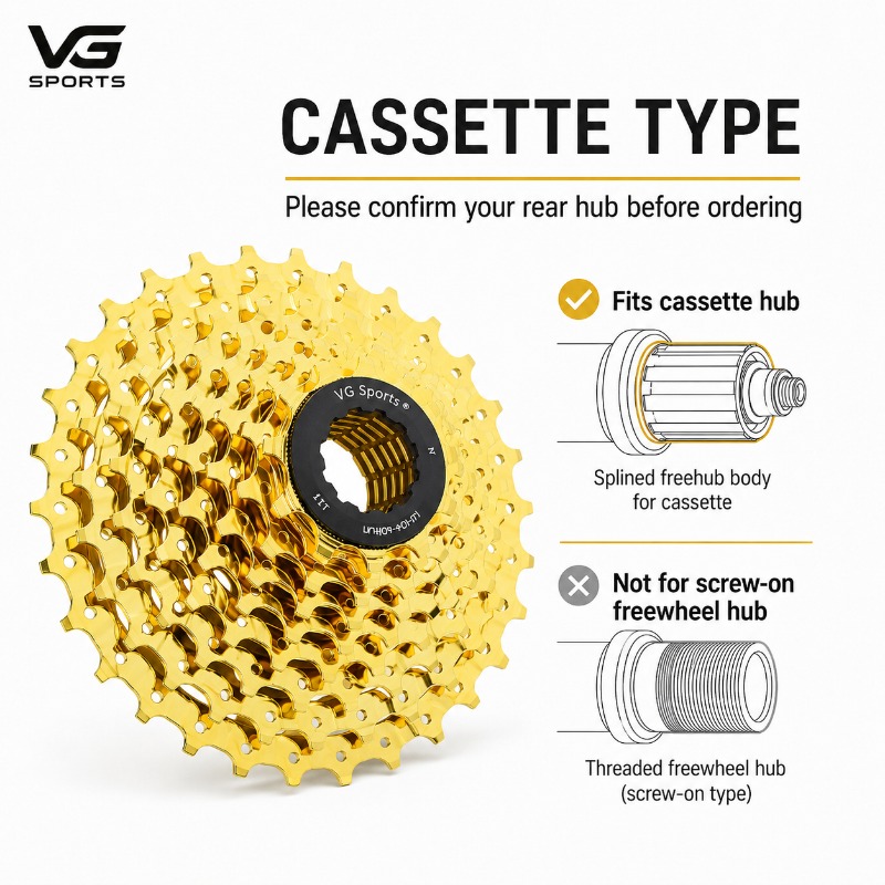 VG SPORTS Bicycle Cassette 8 9 - Cassette 11 Speed 评论和价格