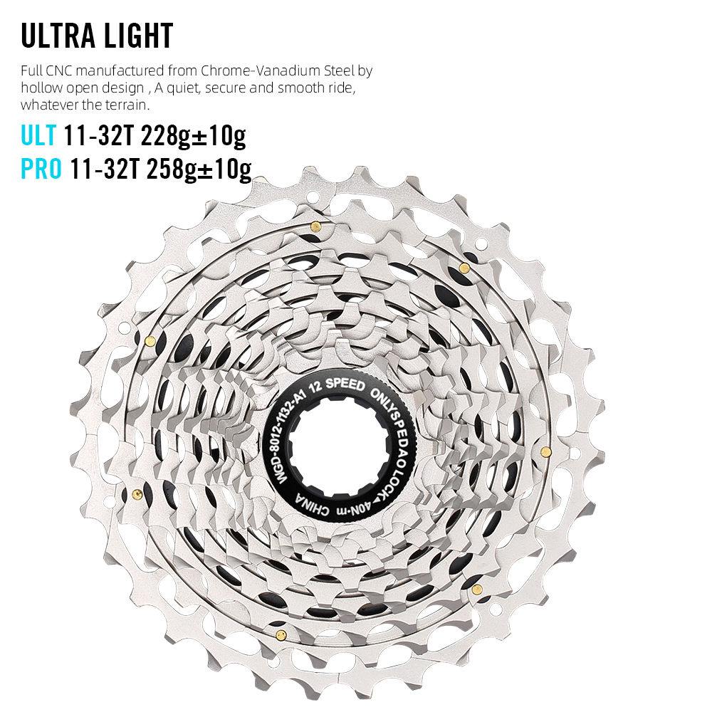 SPEDAO 12S Road Bike Cassette  - Cassette 11 Speed 评论和价格