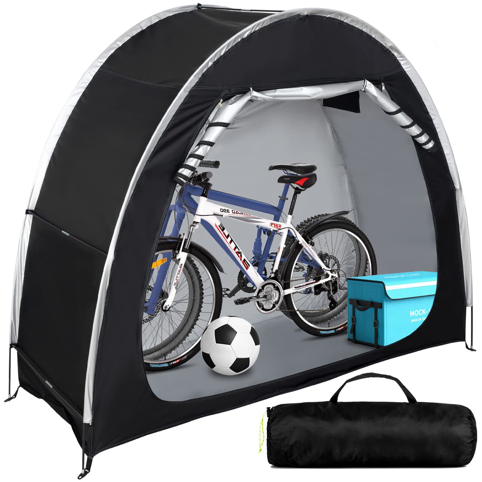 210D storage room portable fol - Mountain Biking In The Rain 评论和价格
