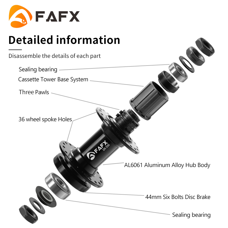 FAFX MTB Bike 32/36 Holes Seal - Cassette 11 Speed 评论和价格