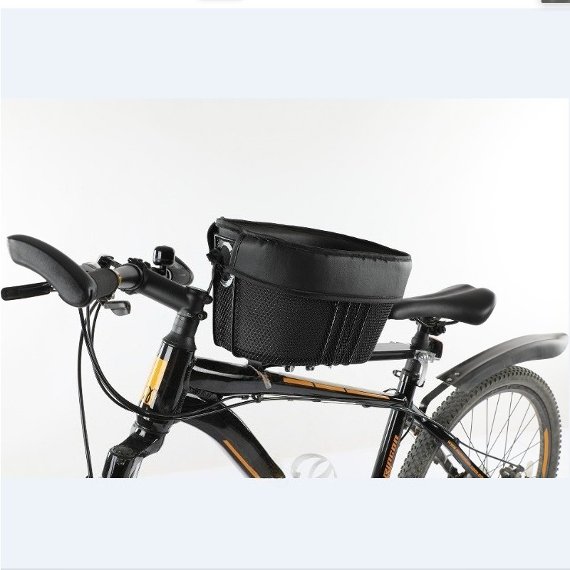 Saddle‑Mount Bicycle Pet Baske - Mountain Biking With Dog 评论和价格