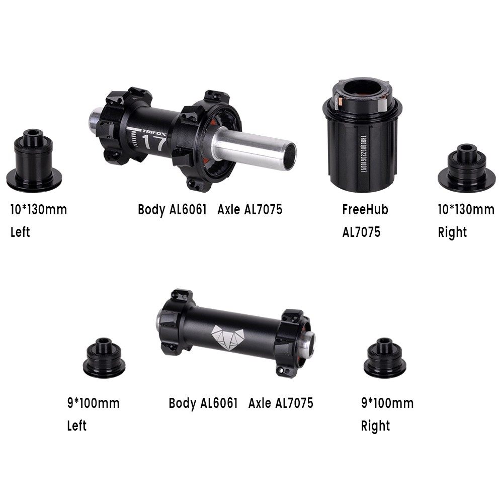 TRIFOX Road Bike Hubs 6 Bearin - Cassette 11 Speed 评论和价格